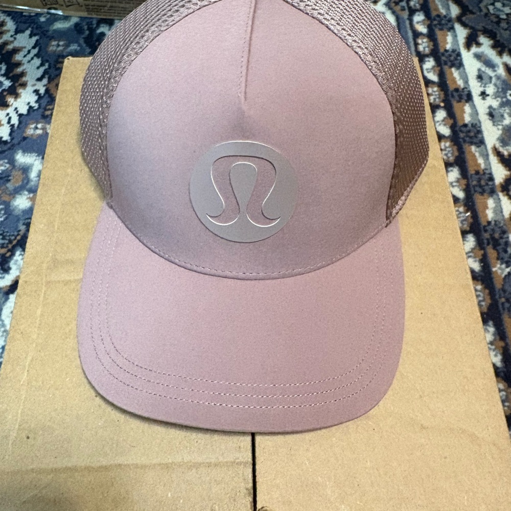 Lululemon Athletica Pink Trucker Hat